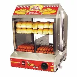 JM Posner Dog Hut Hot Dog Steamer - GK390