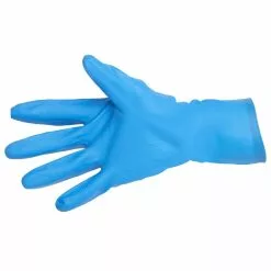 MAPA Ultranitril 475 Liquid-Proof Food Handling And Janitorial Gloves Blue Medium - FA295-M