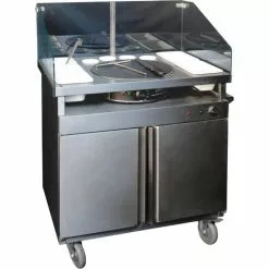 Prodis FCS1 Mobile Crepe Serving Station With Grill And Hot Cupboard