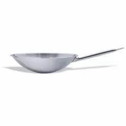 Pujadas Round Base Stainless Steel Wok - 239336
