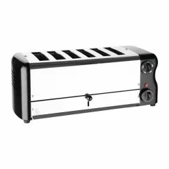 Rowlett Rutland Rowlett Espirit 6 Slot Toaster Jet Black - DR073 CH187