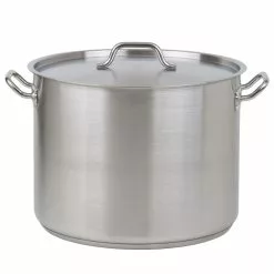 Empire Stainless Steel Stock Pot With Lid - 50 Litre