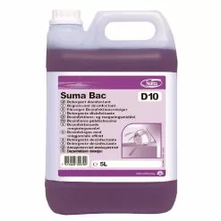 Diversey Suma Bac D10 Cleaner And Sanitiser Concentrate 5Ltr (2 Pack) - CD517