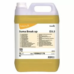 Diversey Suma Break Up D3.5 Heavy-Duty Kitchen Degreaser Concentrate 5Ltr (2 Pack) - CD513