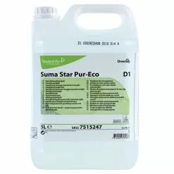 Diversey Suma Star D1 Pur-Eco Washing Up Liquid Concentrate 5Ltr (2 Pack) - FA465