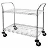 Vogue Chrome 2 Tier Wire Trolley - CC430